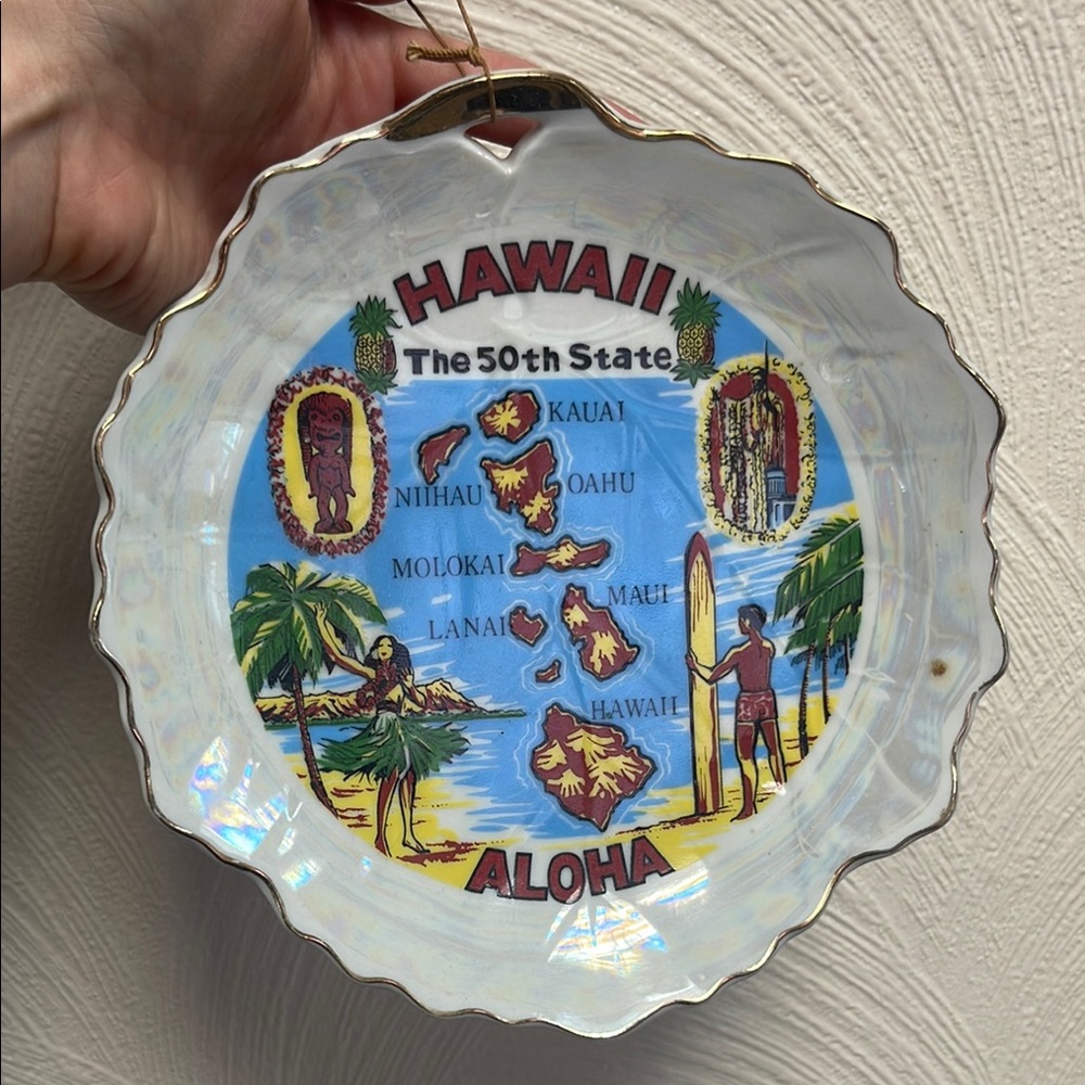 Hawaii Souvenir Decorative Plate